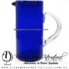 Jarra Cilíndrica Sólido de color azul Cobalto, Asa Cristal, Artesanías de Vidrio Soplado - Blown Glass Pitchar Jar Handmade Jarra Cilíndrica Sólido de color azul Cobalto, Asa Cristal, Artesanías de Vidrio Soplado - Blown Glass Pitchar Jar Handmade