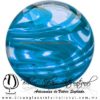 Esfera Hilo Jalado de color Azul Aguamarina, Artesanías de Vidrio Soplado - Blown Glass Sphere Ball Handmade Esfera Hilo Jalado de color Azul Aguamarina, Artesanías de Vidrio Soplado - Blown Glass Sphere Ball Handmade