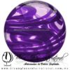 Esfera Hilo Jalado de color Morado, Artesanías de Vidrio Soplado - Blown Glass Sphere Ball Handmade Esfera Hilo Jalado de color Morado, Artesanías de Vidrio Soplado - Blown Glass Sphere Ball Handmade