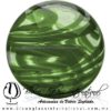 Esfera Hilo Jalado de color Verde Olivo, Artesanías de Vidrio Soplado - Blown Glass Sphere Ball Handmade Esfera Hilo Jalado de color Verde Olivo, Artesanías de Vidrio Soplado - Blown Glass Sphere Ball Handmade