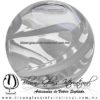 Esfera Hilo Jalado de color opalo opalino blanco, Artesanías de Vidrio Soplado - Blown Glass Sphere Ball Handmade Esfera Hilo Jalado de color opalo opalino blanco, Artesanías de Vidrio Soplado - Blown Glass Sphere Ball Handmade