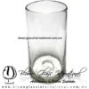Vaso Cilíndrico cristal Elefante Artesanías de Vidrio Soplado Blown Glass Water Glass of water Handmade