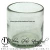 Vaso Cilíndrico Cristal "En las Rocas" / "On the Rocks". Artesanías de Vidrio Sopado - Blown Glass Handmade