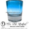 Vaso Cónico Old Fashion Doble Fondo Desvanecido de Color Azul Aguamarina, Artesanías de Vidrio Soplado - Blown Glass Whisky on the rocs, Handmade Vaso Cónico Old Fashion Doble Fondo Desvanecido de Color Azul Aguamarina, Artesanías de Vidrio Soplado - Blown Glass Whisky on the rocs, Handmade