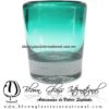 Vaso Cónico Old Fashion Doble Fondo Desvanecido de Color Azul Teal (Turquesa), Artesanías de Vidrio Soplado - Blown Glass Whisky on the rocs, Handmade Vaso Cónico Old Fashion Doble Fondo Desvanecido de Color Azul Teal (Turquesa), Artesanías de Vidrio Soplado - Blown Glass Whisky on the rocs, Handmade
