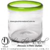 Vaso en las rocas borde de color Verde Lima, Ligth Green, Artesanías de Vidrio Soplado - Blown Glass Factory store water glass Handmade Vaso en las rocas borde de color Verde Lima, Ligth Green, Artesanías de Vidrio Soplado - Blown Glass Factory store water glass Handmade