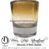 Vaso Cónico Old Fashion Doble Fondo Desvanecido de Color Ámbar, Artesanías de Vidrio Soplado - Blown Glass Whisky on the rocs, Handmade Vaso Cónico Old Fashion Doble Fondo Desvanecido de Color Ámbar, Artesanías de Vidrio Soplado - Blown Glass Whisky on the rocs, Handmade