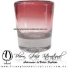 Vaso Cónico Old Fashion Doble Fondo Desvanecido de Color Amatista, Artesanías de Vidrio Soplado - Blown Glass Whisky on the rocs, Handmade Vaso Cónico Old Fashion Doble Fondo Desvanecido de Color Amatista, Artesanías de Vidrio Soplado - Blown Glass Whisky on the rocs, Handmade