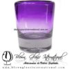 Vaso Cónico Old Fashion Doble Fondo Desvanecido de Color Morado, Artesanías de Vidrio Soplado - Blown Glass Whisky on the rocs, Handmade Vaso Cónico Old Fashion Doble Fondo Desvanecido de Color Morado, Artesanías de Vidrio Soplado - Blown Glass Whisky on the rocs, Handmade