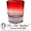 Vaso Cónico Old Fashion Doble Fondo Desvanecido de Color Rojo, Artesanías de Vidrio Soplado - Blown Glass Whisky on the rocs, Handmade Vaso Cónico Old Fashion Doble Fondo Desvanecido de Color Rojo, Artesanías de Vidrio Soplado - Blown Glass Whisky on the rocs, Handmade