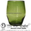Vaso Barril Sólido de color Verde Olivo, Artesanías de Vidrio Soplado - Blown Glass Barrel whisky tequila Handmade Vaso Barril Sólido de color Verde Olivo, Artesanías de Vidrio Soplado - Blown Glass Barrel whisky tequila Handmade