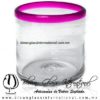 Vaso en las rocas borde de color Rosa mexicano Fucsia Mexican Pink, Artesanías de Vidrio Soplado - Blown Glass Factory store water glass Handmade Vaso en las rocas borde de color Rosa mexicano Fucsia Mexican Pink, Artesanías de Vidrio Soplado - Blown Glass Factory store water glass Handmade