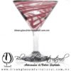 Copa Martini Hilo Jalado de color Amatista (pie cristal) Artesanias de Vidrio Soplado Fino - Blown Glass Martini Cup Handmade Copa Martini Hilo Jalado de color Amatista (pie cristal) Artesanias de Vidrio Soplado Fino - Blown Glass Martini Cup Handmade