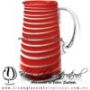 Jarra Lechera color Opalino Sólido Espiral Blanco - Thumbnail Image 10