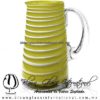 Jarra Lechera color Opalino Sólido Espiral Blanco - Thumbnail Image 12