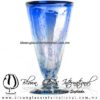 Copa Cónica Cervecera Craquelado Lustre y Desvanecido de color Azul Cobalto (pie cristal), Artesanías de Vidrio Soplado - Blown Glass Cup Handmade Copa Cónica Cervecera Craquelado Lustre y Desvanecido de color Azul Cobalto (pie cristal), Artesanías de Vidrio Soplado - Blown Glass Cup Handmade