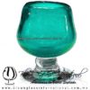 Copa Coñac Color Solido, Azul Teal (Turquesa) pie cristal, Artesanía de Vidrio Soplado - Blown Glass Cognac Cup Handmade Copa Coñac Color Solido, Azul Teal (Turquesa) pie cristal, Artesanía de Vidrio Soplado - Blown Glass Cognac Cup Handmade