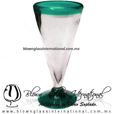 Copa Cónica Cervecera Borde y Pie de color Azul Teal (Turquesa), Artesanías de Vidrio Soplado - Blown Glass Cup HandmadeCopa Cónica Cervecera Borde y Pie de color Azul Teal (Turquesa), Artesanías de Vidrio Soplado - Blown Glass Cup Handmade Copa Cónica Cervecera Borde y Pie de color Azul Teal (Turquesa), Artesanías de Vidrio Soplado - Blown Glass Cup Handmade