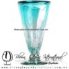 Copa Cónica Cervecera Craquelado Lustre y Desvanecido de color Azul Teal, Turquesa (pie cristal), Artesanías de Vidrio Soplado - Blown Glass Cup Handmade Copa Cónica Cervecera Craquelado Lustre y Desvanecido de color Azul Teal, Turquesa (pie cristal), Artesanías de Vidrio Soplado - Blown Glass Cup Handmade