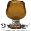 Copa Coñac Color Solido, Ámbar pie cristal, Artesanía de Vidrio Soplado - Blown Glass Cognac Cup Handmade Copa Coñac Color Solido, Ámbar pie cristal, Artesanía de Vidrio Soplado - Blown Glass Cognac Cup Handmade