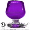 Copa Coñac Color Solido, Morado pie cristal, Artesanía de Vidrio Soplado - Blown Glass Cognac Cup Handmade Copa Coñac Color Solido, Morado pie cristal, Artesanía de Vidrio Soplado - Blown Glass Cognac Cup Handmade