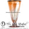 Copa Cónica Cervecera Craquelado Lustre y Desvanecido de color Naranja (pie cristal), Artesanías de Vidrio Soplado - Blown Glass Cup Handmade Copa Cónica Cervecera Craquelado Lustre y Desvanecido de color Naranja (pie cristal), Artesanías de Vidrio Soplado - Blown Glass Cup Handmade