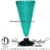 Copa Cónica Cervecera Sólido y Pie Azul Teal, Turquesa, Artesanías de Vidrio Soplado - Blown Glass Cup Handmade Copa Cónica Cervecera Sólido y Pie Azul Teal, Turquesa, Artesanías de Vidrio Soplado - Blown Glass Cup Handmade