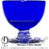 Copa Postre Media Naranja Sólido Azul Cobalto, Cobalt Blue, Artesanías de Vidrio Soplado, Fabrica de Vidrio - Blown Glass Factory Store Copa Postre Media Naranja Sólido Azul Cobalto, Cobalt Blue, Artesanías de Vidrio Soplado, Fabrica de Vidrio - Blown Glass Factory Store