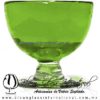 Copa Postre Media Naranja Sólido Verde Lima, Light Green, Artesanías de Vidrio Soplado, Fabrica de Vidrio - Blown Glass Factory Store Copa Postre Media Naranja Sólido Verde Lima, Light Green, Artesanías de Vidrio Soplado, Fabrica de Vidrio - Blown Glass Factory Store
