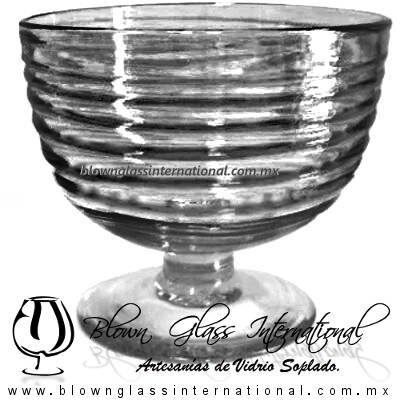 Copa Media Naranja Postre Espiral Color Negro, Black, Artesanías de Vidrio Soplado, Fabrica de Vidrio - Blown Glass Factory Store Copa Media Naranja Postre Espiral Color Negro, Black, Artesanías de Vidrio Soplado, Fabrica de Vidrio - Blown Glass Factory Store