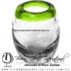 Tequilero Shot Barril Borde de Color Verde Lima, Light Green, Artesanías de Vidrio Soplado, Fabrica de Vidrio - Blown Glass Factory Store Tequila Shot Drunk Handmade