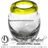Tequilero Shot Barril Borde de Color Amarillo, Yellow, Artesanías de Vidrio Soplado, Fabrica de Vidrio - Blown Glass Factory Store Tequila Shot Drunk Handmade