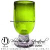 Copa Pingüino Tallo Bola Sólido de Color Verde Lima, Light Green, Artesanías de Vidrio Soplado - Blown Glass Copa Pingüino Tallo Bola Sólido de Color Verde Lima, Light Green, Artesanías de Vidrio Soplado - Blown Glass