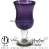 Copa Polka Sólido de Color Morado, Purple, Artesanías de Vidrio Soplado - Blown Glass