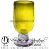 Copa Pingüino Tallo Bola Sólido de Color Amarillo, Yellow, Artesanías de Vidrio Soplado - Blown Glass Copa Pingüino Tallo Bola Sólido de Color Amarillo, Yellow, Artesanías de Vidrio Soplado - Blown Glass