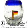 Tequilero barril con Bandera y Borde de color, Fábrica de Vidrio Soplado Artesanal, made in México - Blown Glass Factory Store Tonala, Handcraft, Handmade. Tequilero barril con Bandera y Borde de color, Fábrica de Vidrio Soplado Artesanal, made in México - Blown Glass Factory Store Tonala, Handcraft, Handmade.