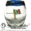 Tequilero barril con Bandera y Borde de color, Fábrica de Vidrio Soplado Artesanal, made in México - Blown Glass Factory Store Tonala, Handcraft, Handmade. Tequilero barril con Bandera y Borde de color, Fábrica de Vidrio Soplado Artesanal, made in México - Blown Glass Factory Store Tonala, Handcraft, Handmade.