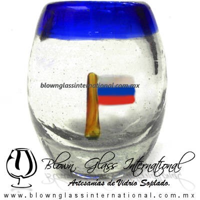 Tequilero barril con Bandera y Borde de color, Fábrica de Vidrio Soplado Artesanal, made in México - Blown Glass Factory Store Tonala, Handcraft, Handmade. Tequilero barril con Bandera y Borde de color, Fábrica de Vidrio Soplado Artesanal, made in México - Blown Glass Factory Store Tonala, Handcraft, Handmade.