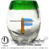 Tequilero barril con Bandera y Borde de color, Fábrica de Vidrio Soplado Artesanal, made in México - Blown Glass Factory Store Tonala, Handcraft, Handmade. Tequilero barril con Bandera y Borde de color, Fábrica de Vidrio Soplado Artesanal, made in México - Blown Glass Factory Store Tonala, Handcraft, Handmade.