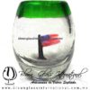 Tequilero barril con Bandera y Borde de color, Fábrica de Vidrio Soplado Artesanal, made in México - Blown Glass Factory Store Tonala, Handcraft, Handmade. Tequilero barril con Bandera y Borde de color, Fábrica de Vidrio Soplado Artesanal, made in México - Blown Glass Factory Store Tonala, Handcraft, Handmade.