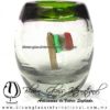 Tequilero barril con Bandera y Borde de color, Fábrica de Vidrio Soplado Artesanal, made in México - Blown Glass Factory Store Tonala, Handcraft, Handmade. Tequilero barril con Bandera y Borde de color, Fábrica de Vidrio Soplado Artesanal, made in México - Blown Glass Factory Store Tonala, Handcraft, Handmade.