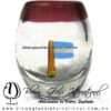 Tequilero barril con Bandera y Borde de color, Fábrica de Vidrio Soplado Artesanal, made in México - Blown Glass Factory Store Tonala, Handcraft, Handmade. Tequilero barril con Bandera y Borde de color, Fábrica de Vidrio Soplado Artesanal, made in México - Blown Glass Factory Store Tonala, Handcraft, Handmade.