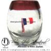 Tequilero barril con Bandera y Borde de color, Fábrica de Vidrio Soplado Artesanal, made in México - Blown Glass Factory Store Tonala, Handcraft, Handmade. Tequilero barril con Bandera y Borde de color, Fábrica de Vidrio Soplado Artesanal, made in México - Blown Glass Factory Store Tonala, Handcraft, Handmade.