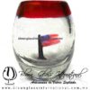 Tequilero barril con Bandera y Borde de color, Fábrica de Vidrio Soplado Artesanal, made in México - Blown Glass Factory Store Tonala, Handcraft, Handmade. Tequilero barril con Bandera y Borde de color, Fábrica de Vidrio Soplado Artesanal, made in México - Blown Glass Factory Store Tonala, Handcraft, Handmade.