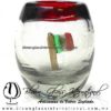 Tequilero barril con Bandera y Borde de color, Fábrica de Vidrio Soplado Artesanal, made in México - Blown Glass Factory Store Tonala, Handcraft, Handmade. Tequilero barril con Bandera y Borde de color, Fábrica de Vidrio Soplado Artesanal, made in México - Blown Glass Factory Store Tonala, Handcraft, Handmade.