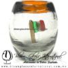 Tequilero barril con Bandera y Borde de color, Fábrica de Vidrio Soplado Artesanal, made in México - Blown Glass Factory Store Tonala, Handcraft, Handmade. Tequilero barril con Bandera y Borde de color, Fábrica de Vidrio Soplado Artesanal, made in México - Blown Glass Factory Store Tonala, Handcraft, Handmade.