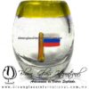 Tequilero barril con Bandera y Borde de color, Fábrica de Vidrio Soplado Artesanal, made in México - Blown Glass Factory Store Tonala, Handcraft, Handmade. Tequilero barril con Bandera y Borde de color, Fábrica de Vidrio Soplado Artesanal, made in México - Blown Glass Factory Store Tonala, Handcraft, Handmade.