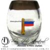 Tequilero barril con Bandera y Borde de color, Fábrica de Vidrio Soplado Artesanal, made in México - Blown Glass Factory Store Tonala, Handcraft, Handmade. Tequilero barril con Bandera y Borde de color, Fábrica de Vidrio Soplado Artesanal, made in México - Blown Glass Factory Store Tonala, Handcraft, Handmade.