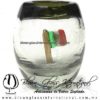 Tequilero barril con Bandera y Borde de color, Fábrica de Vidrio Soplado Artesanal, made in México - Blown Glass Factory Store Tonala, Handcraft, Handmade. Tequilero barril con Bandera y Borde de color, Fábrica de Vidrio Soplado Artesanal, made in México - Blown Glass Factory Store Tonala, Handcraft, Handmade.