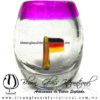 Tequilero barril con Bandera y Borde de color, Fábrica de Vidrio Soplado Artesanal, made in México - Blown Glass Factory Store Tonala, Handcraft, Handmade. Tequilero barril con Bandera y Borde de color, Fábrica de Vidrio Soplado Artesanal, made in México - Blown Glass Factory Store Tonala, Handcraft, Handmade.